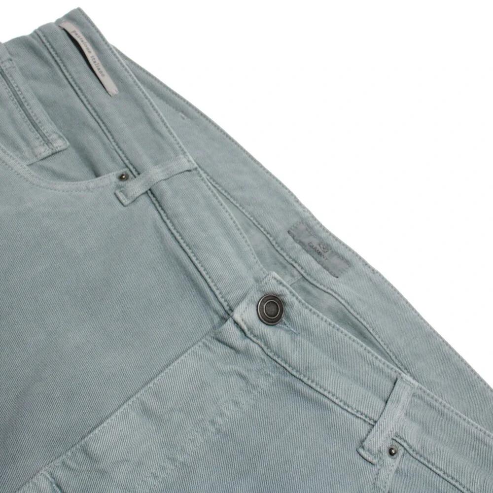 Teleria Zed For Garmany NWT Five Pocket Jeans Sz 40 US Cobra Blue Cotton & Linen